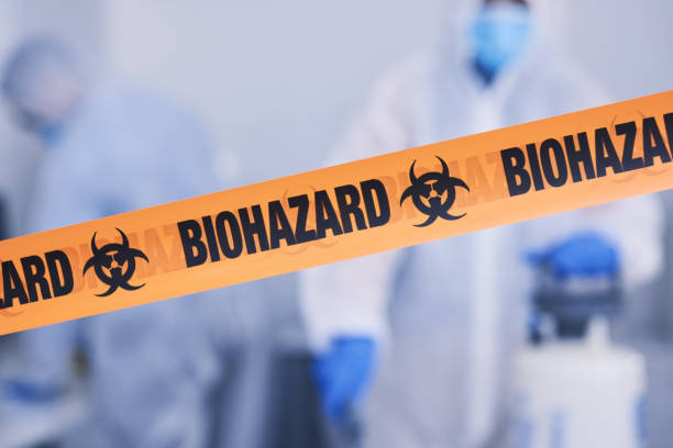 Professional Biohazard Cleanup technician working in Conley, GA